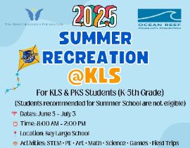  🌞 Summer Recreation 2025 at KLS is coming!🌴